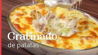 ¡Haz así la patata gratinada com salchicha y sorprende a toda tu familia [upl. by Eicnan]