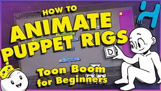 Toon Boom Harmony RigPuppet Animation Tutorial PART 4 [upl. by Rhyne936]