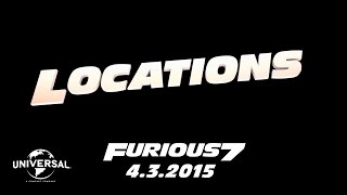 Furious 7 Cast Favorites  Locations HD [upl. by Yonit412]