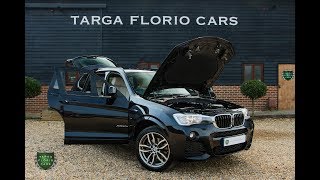 BMW X3 20 Xdrive20d M Sport Automatic in Carbon Black 2017 [upl. by Enelcaj]