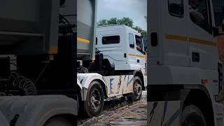 Modified Bharatbenz 22tyre trailer dumper 🤍 edtiz [upl. by Ahsim]