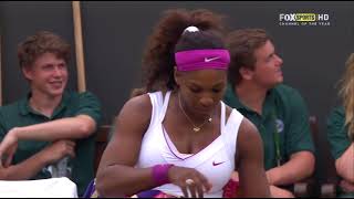 2012 Wimbledon First Round  Serena Williams vs Strycova full match [upl. by Brunk]