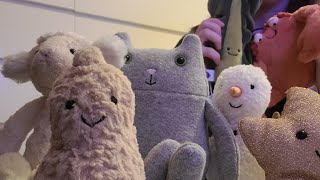 ASMR show and tell  over explaining JELLYCAT toys [upl. by Llewoh]