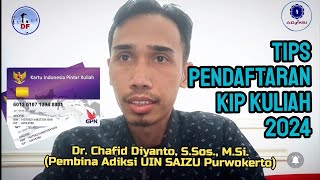 Tips Pendaftaran KIP Kuliah 2024  Jangan Lakukan ini [upl. by Eintirb]