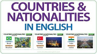 Countries amp Nationalities in English [upl. by Gora679]