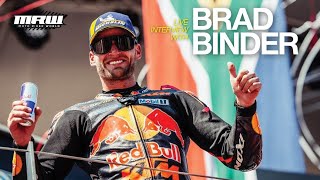 Brad Binder Live Interview [upl. by Nnylrefinnej]