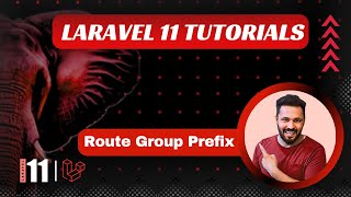 Laravel 11 tutorial 21 Route Group with Prefix [upl. by Zelikow]