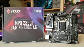 The most overclockable MiniITX motherboard  MSI MPG Z390I Gaming Edge AC review [upl. by Nikki]