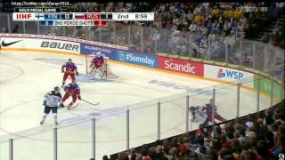 IIHF 2016 World Junior Championship Gold Medal Game Russia vs Finland 34 OT [upl. by Ytiak676]