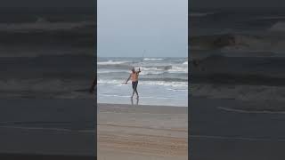 Fishing at Boca Chica Beach 52122 [upl. by Cristabel523]