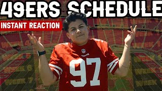 49ers 2024 Schedule Release  INSTANT REACTION [upl. by Juliane113]