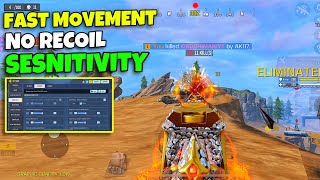 FAST MOVEMENT  NO RECOIL  BEST SENSITIVITY FOR COD MOBILE  CODM SENSITIVITY SETTINGS [upl. by Illom799]