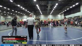 High School 9th  10th Grade 145 Jajuan Anderson Warren Wrestling Academy Vs Colton Smallwood Mc [upl. by Nyletac]