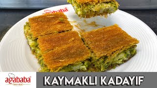 Kaymaklı Kadayıf  Ağababa Kadayıf [upl. by Eecal915]