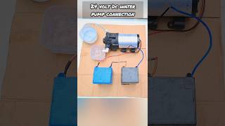 24 volt RO water pump ko battery Se Kaise chalayen  shorts video shorts [upl. by Ayadahs]