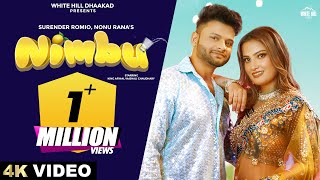 Nimbu Full Video Surender Romio  Nonu Rana  Haryanvi Songs 2024  Haryanvi Folk Dj Song [upl. by Netsua669]