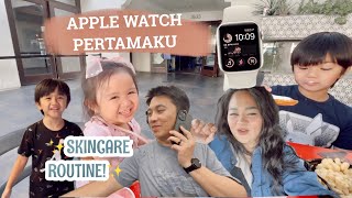 Skincare Malam 🌙✨ Unbox my 1st Apple Watch Series 9 🫶🏻  632 [upl. by Uzzial]