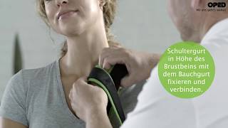 SUPROshoulder Soft Fixiergurt Option 3 am Brustbein  Schulterkonzept [upl. by Mackler]