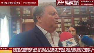 Firma protocollo Intesa in Prefettura per beni confiscati a Torre Annunziata [upl. by Nerine]