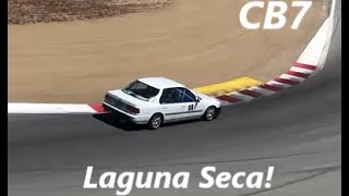 CB7 Track Day  Laguna Seca  July 2021 Session 1 How NOT to behave with a passenger [upl. by Rezal116]