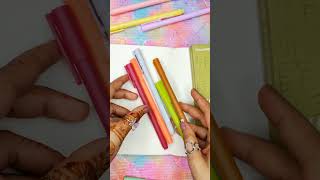 Morandi Gel Pen  shorts asmr kawaii [upl. by Refannej687]