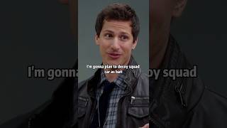 Brooklyn NineNine S01E02Part2Trapping suspect who graffitied police car brooklyn99 dramaclips [upl. by Nirda]