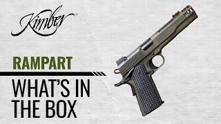 Kimber Rampart 1911 45 ACP with Compensator  Whats in the Box [upl. by Chesney]