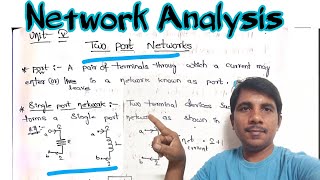 1 Two Port Networks  Z parameters  Network Analysis  Unit V  reddaiah [upl. by Nivla87]