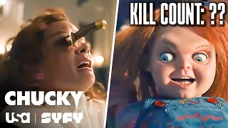 Chuckys Kill Count  Knives Exorcism amp Exploding Priests  Chucky S2 E7  SYFY [upl. by Pry]