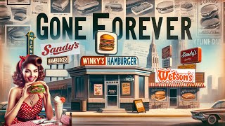 Old Fast Food Chains FOREVER GONE [upl. by Xed]