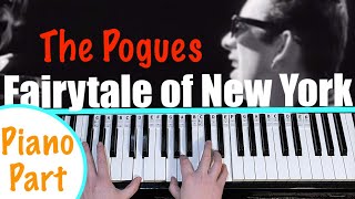 FAIRYTALE OF NEW YORK  The Pogues ft Kirsty MacCall Piano Tutorial sheet music [upl. by Henghold]