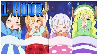 Chorogonzu  Ishukan Communication Miss Kobayashis Dragon Maid END1 hourSeamless Loop [upl. by Dyun]