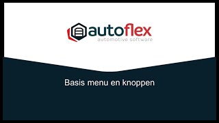 Autoflex 10  Basis menu en knoppen [upl. by Olodort]