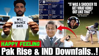 India vs New Zealand 2nd Test Day 3  Virat Kohli Wicket Mitchell Santner Statement [upl. by Drisko622]