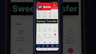 Kotak Mahindra Bank Sweep Transfer kya hai kotakmahindra trendingshorts viralshorts [upl. by Aryn641]