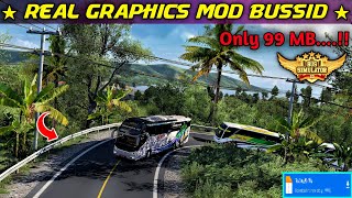 Mod Bussid 371  New Ets2 Real Graphics Mod For Bus Simulator Indonesia।Bussid Mod Map।Bussid [upl. by Yartnod388]