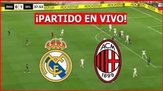 🔴 REAL MADRID vs MILAN EN VIVO 🔴 JUEGA MBAPPE CHAMPIONS LEAGUE 🏆 [upl. by Evadne]