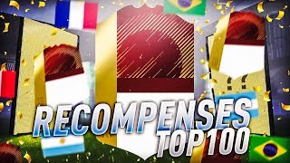 FIFA 18  RECOMPENSES TOP 100 ET ELITE 2  ON VEUT CR7 OU MESSI [upl. by Assiren359]