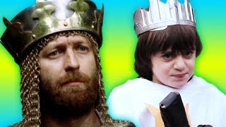 KIDS SWEDE MONTY PYTHON AND THE HOLY GRAIL  We Dont Give A Frak [upl. by Knah]