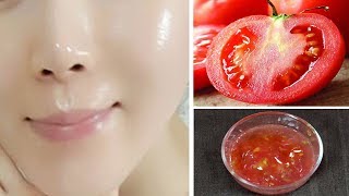 Skin Whitening Tomato Facial  Get Fair Glowing Spotless Skin Permanently [upl. by Perren654]