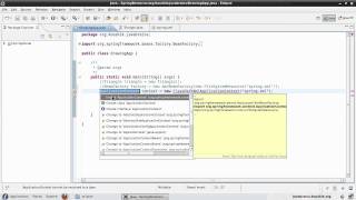 Spring Tutorial 05  ApplicationContext and Property Initialization [upl. by Hearn859]