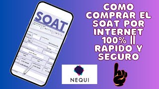 👇 COMO COMPRAR EL SOAT POR INTERNET 100 👇 rapido y seguro🤑🤑 [upl. by Miun]