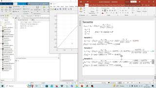 Método de la secante en MATLAB [upl. by Cirdor]