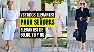 VESTIDOS ELEGANTES PARA SEÑORAS 8 tipos de Vestido para Señoras viral elegancia modaparaseñoras [upl. by Atthia]