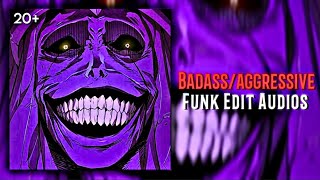 Badass Funk Edit Audios For Your Anger Issues😈💀 [upl. by Garibold]