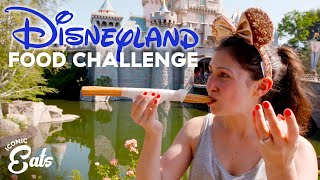 Ultimate Disneyland Food Challenge Trying All Of The Disney Treats [upl. by Rayle]