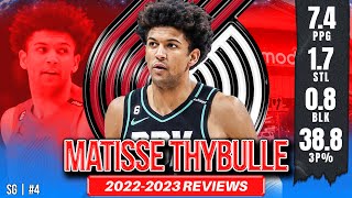 Is Matisse Thybulles Shooting Legit  20222023 Player Reviews [upl. by Atteroc758]