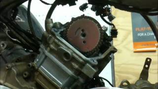 Setting the timing on a Canam Motor [upl. by Llednav]