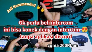 REVIEW HELMET BLUETOOTH HEADSET BT 12  HEADSET YANG BISA CONNECT INTERCOM [upl. by Savitt]