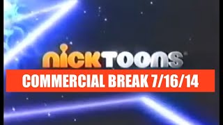 Nicktoons Commercial Break Jul 16 2014 [upl. by Agn]